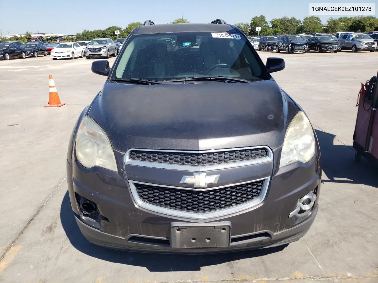 2014 Chevrolet Equinox Lt VIN: 1GNALCEK9EZ101278 Lot: 71835614