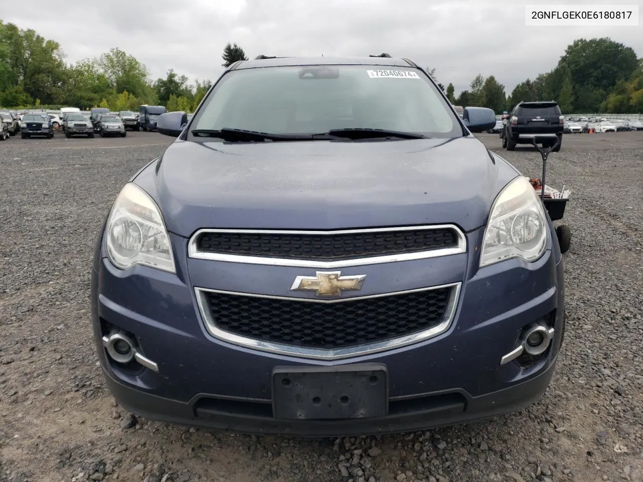 2014 Chevrolet Equinox Lt VIN: 2GNFLGEK0E6180817 Lot: 72040674