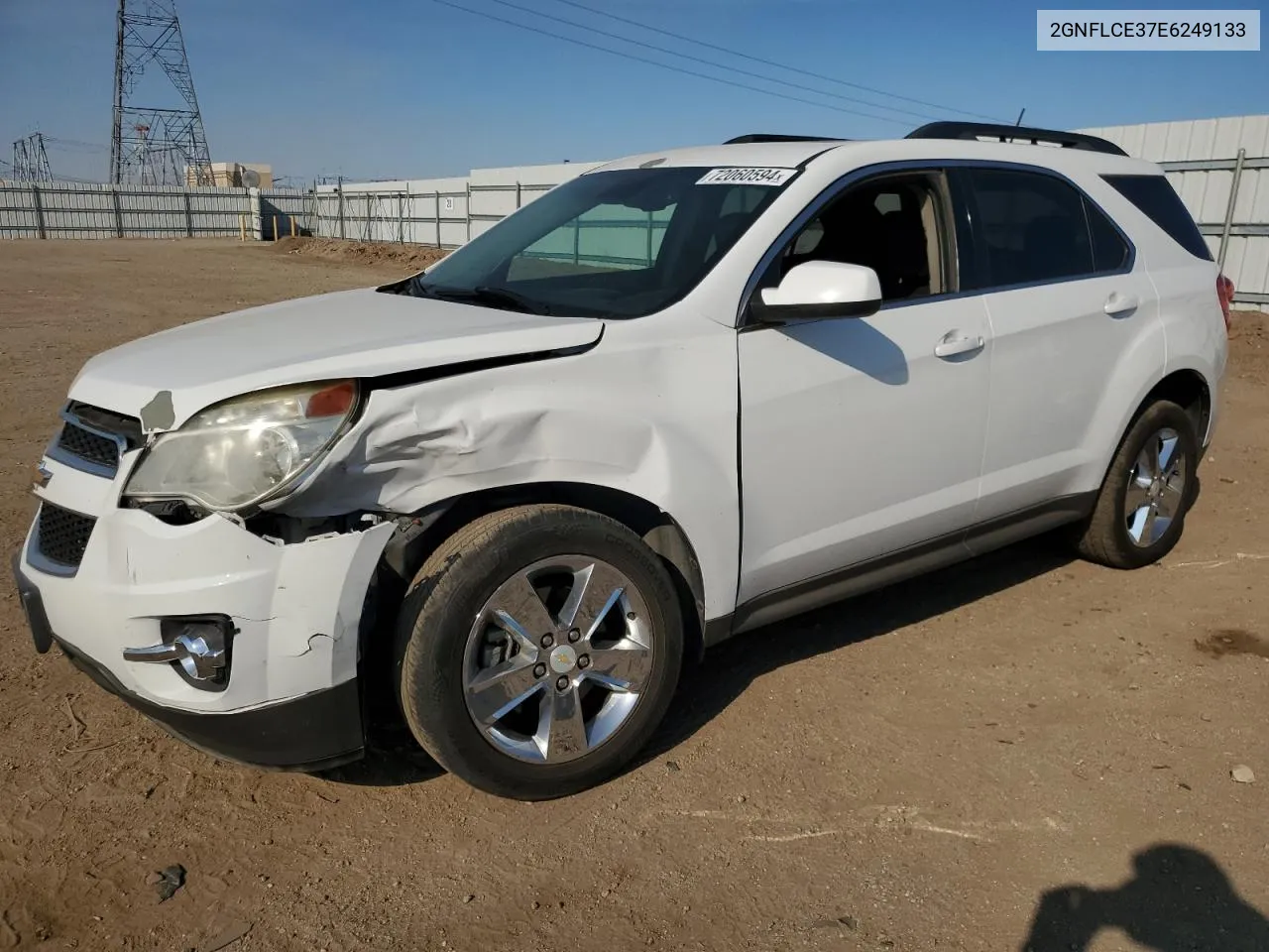 2014 Chevrolet Equinox Lt VIN: 2GNFLCE37E6249133 Lot: 72060594