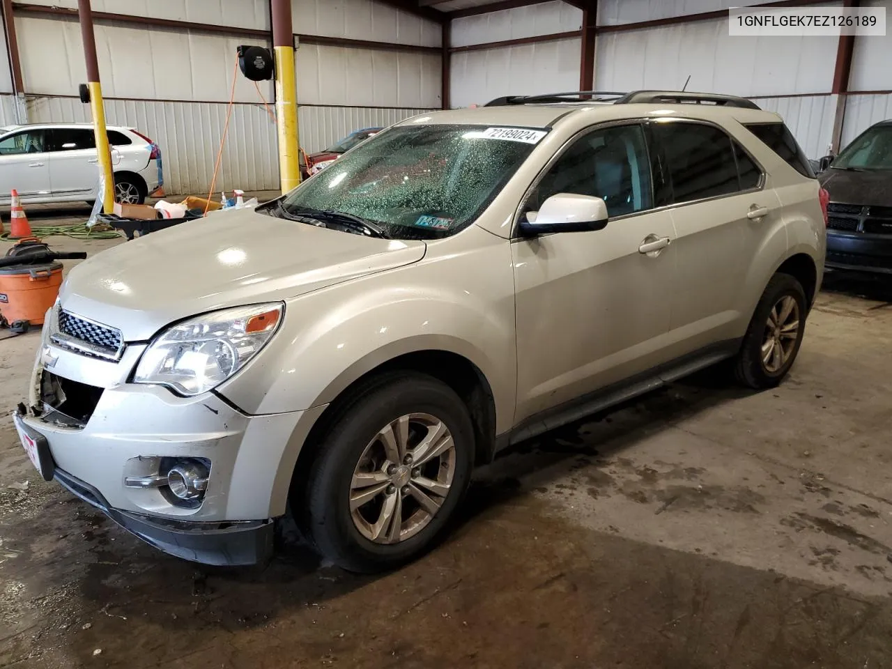 2014 Chevrolet Equinox Lt VIN: 1GNFLGEK7EZ126189 Lot: 72199024