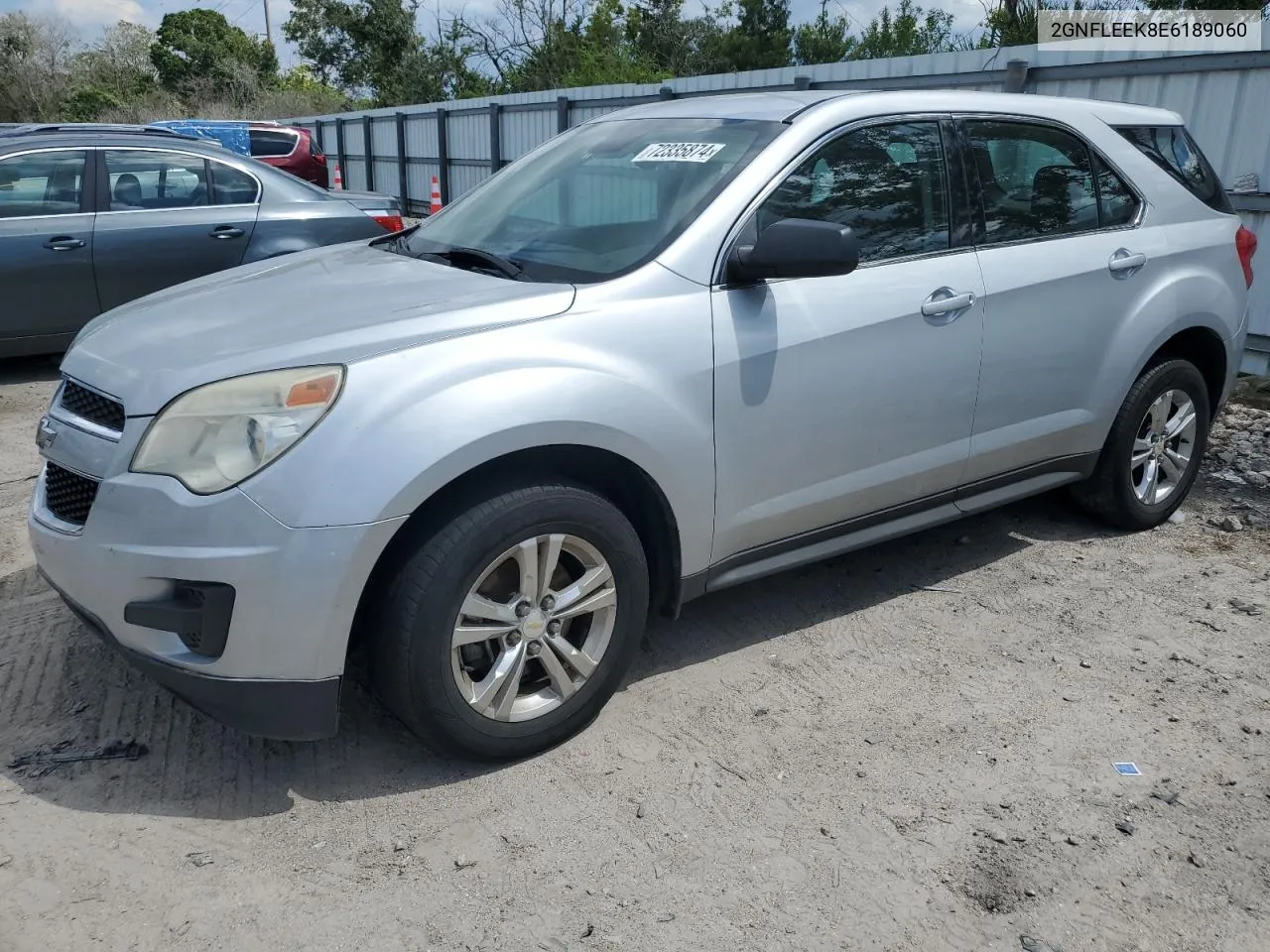 2014 Chevrolet Equinox Ls VIN: 2GNFLEEK8E6189060 Lot: 72335874