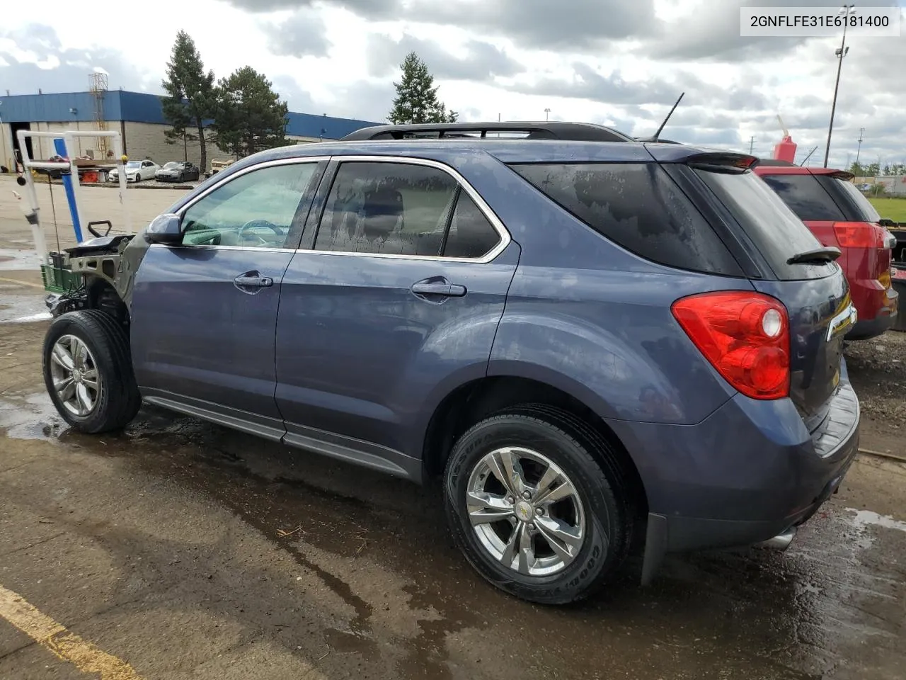 2014 Chevrolet Equinox Lt VIN: 2GNFLFE31E6181400 Lot: 72547324