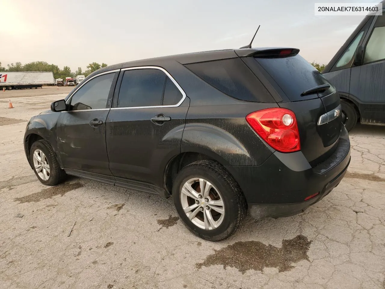 2GNALAEK7E6314603 2014 Chevrolet Equinox Ls