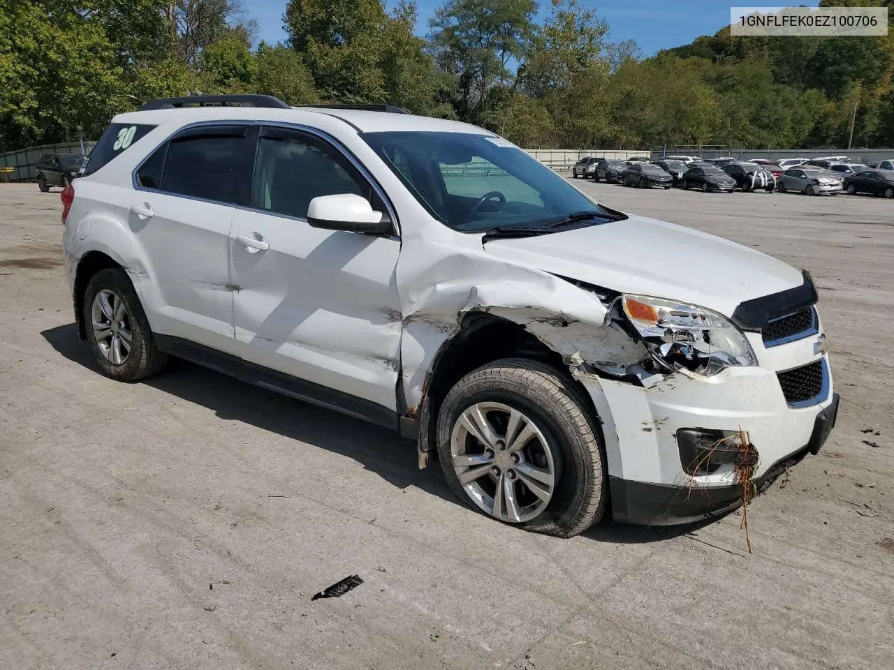 2014 Chevrolet Equinox Lt VIN: 1GNFLFEK0EZ100706 Lot: 72620124