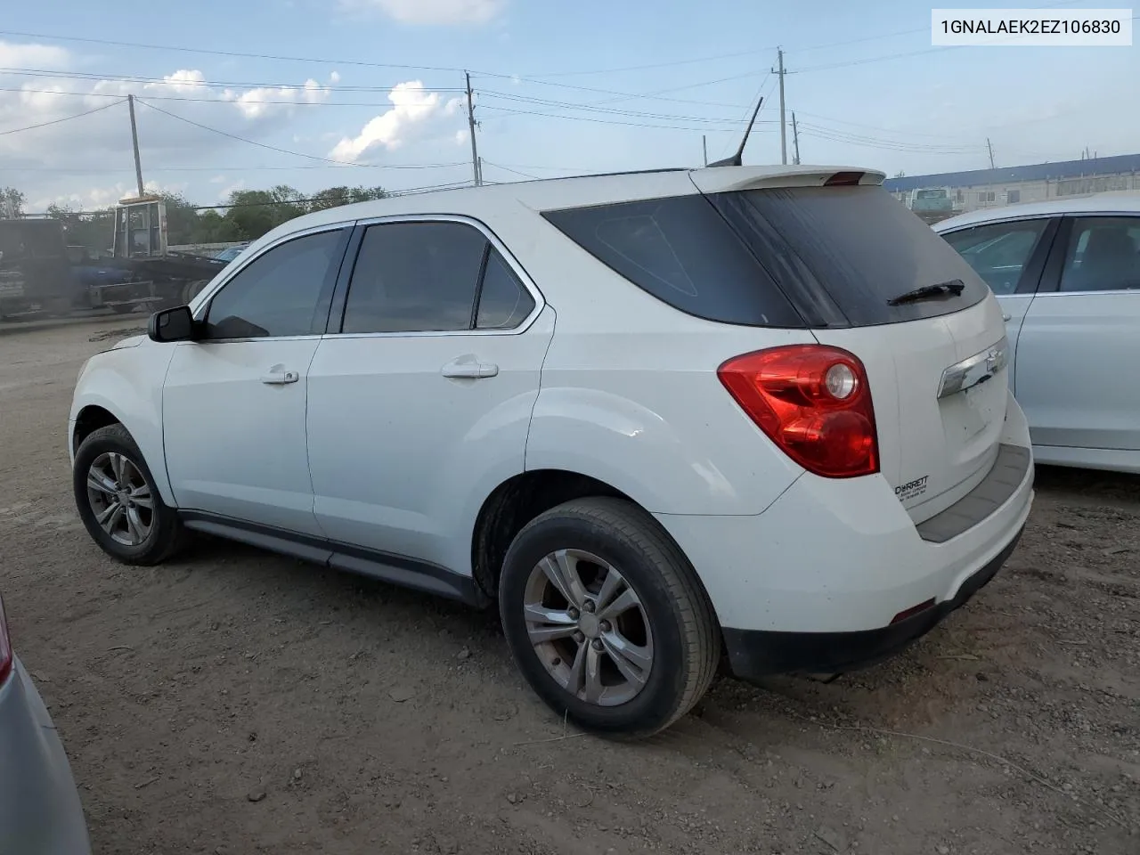 2014 Chevrolet Equinox Ls VIN: 1GNALAEK2EZ106830 Lot: 72994174