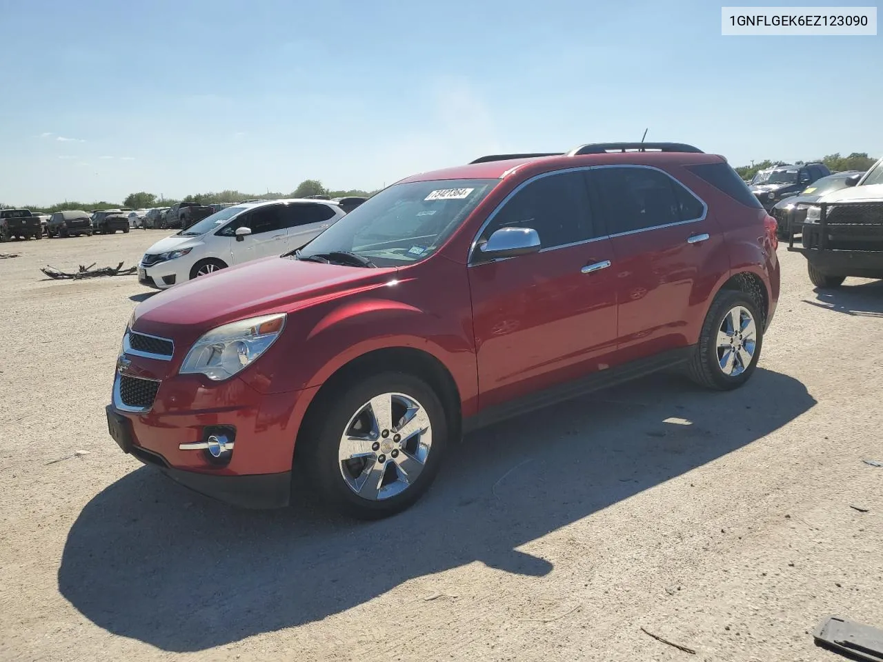 2014 Chevrolet Equinox Lt VIN: 1GNFLGEK6EZ123090 Lot: 73421364