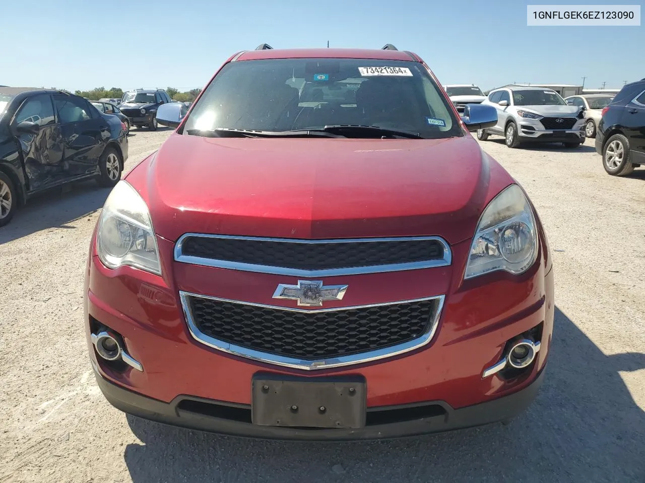 2014 Chevrolet Equinox Lt VIN: 1GNFLGEK6EZ123090 Lot: 73421364