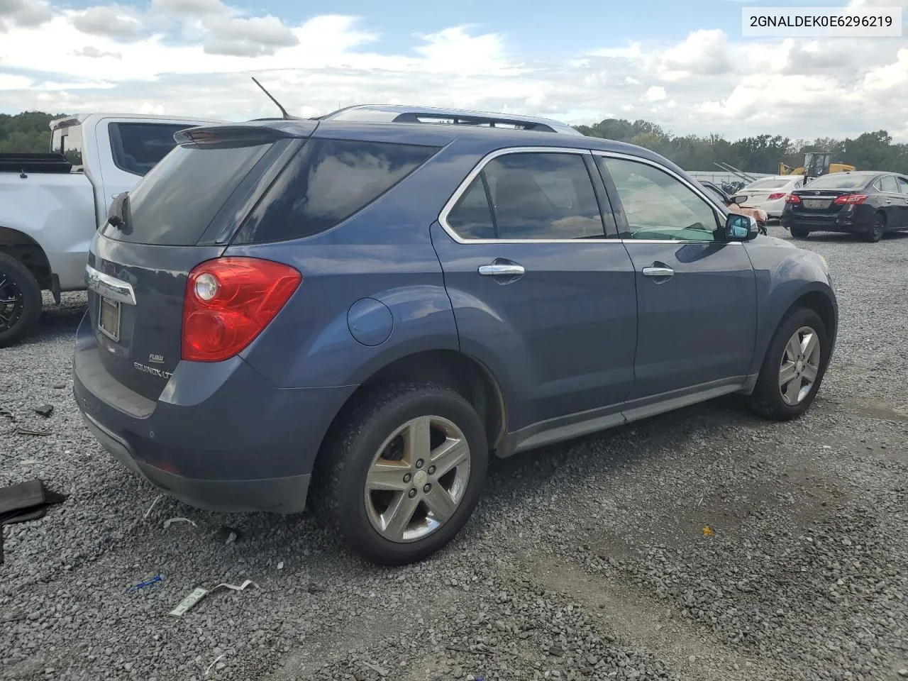 2014 Chevrolet Equinox Ltz VIN: 2GNALDEK0E6296219 Lot: 73845564