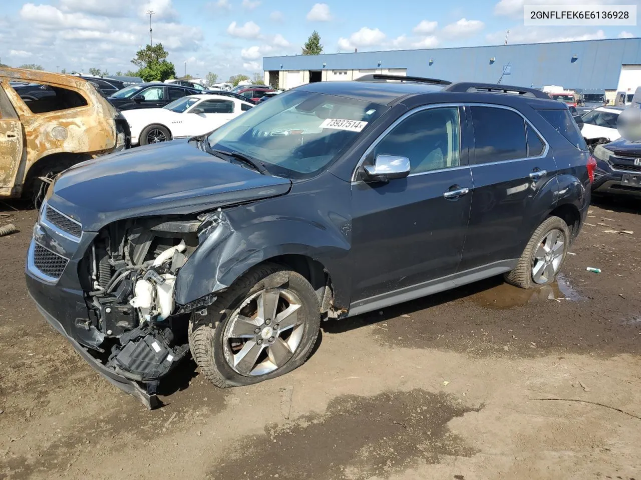 2014 Chevrolet Equinox Lt VIN: 2GNFLFEK6E6136928 Lot: 73937514