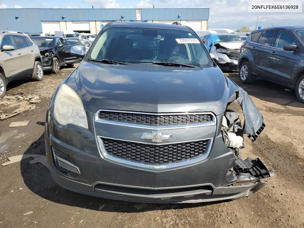 2014 Chevrolet Equinox Lt VIN: 2GNFLFEK6E6136928 Lot: 73937514