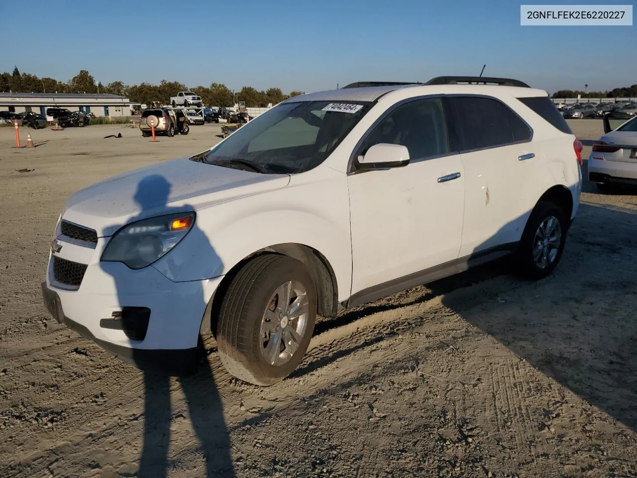 2014 Chevrolet Equinox Lt VIN: 2GNFLFEK2E6220227 Lot: 74042464