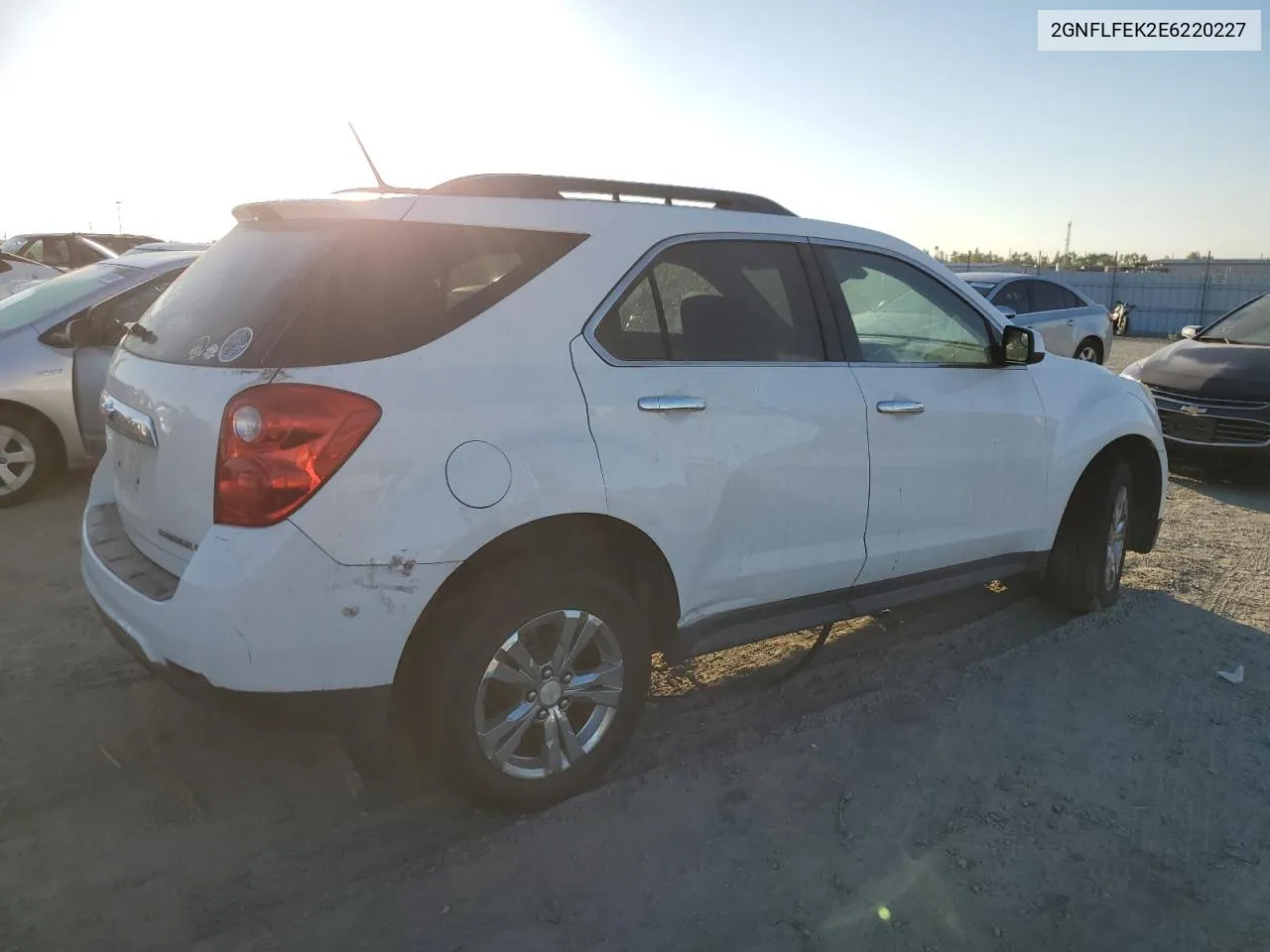 2014 Chevrolet Equinox Lt VIN: 2GNFLFEK2E6220227 Lot: 74042464