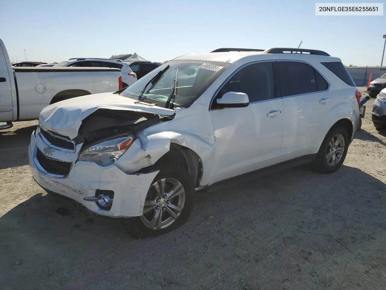 2014 Chevrolet Equinox Lt VIN: 2GNFLGE35E6255651 Lot: 74092864