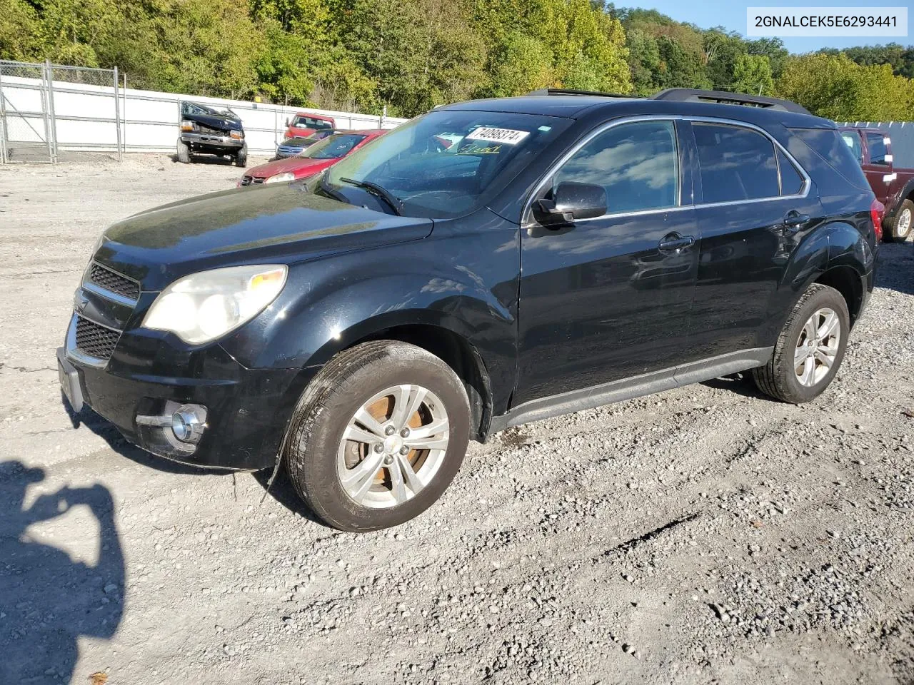 2014 Chevrolet Equinox Lt VIN: 2GNALCEK5E6293441 Lot: 74098374