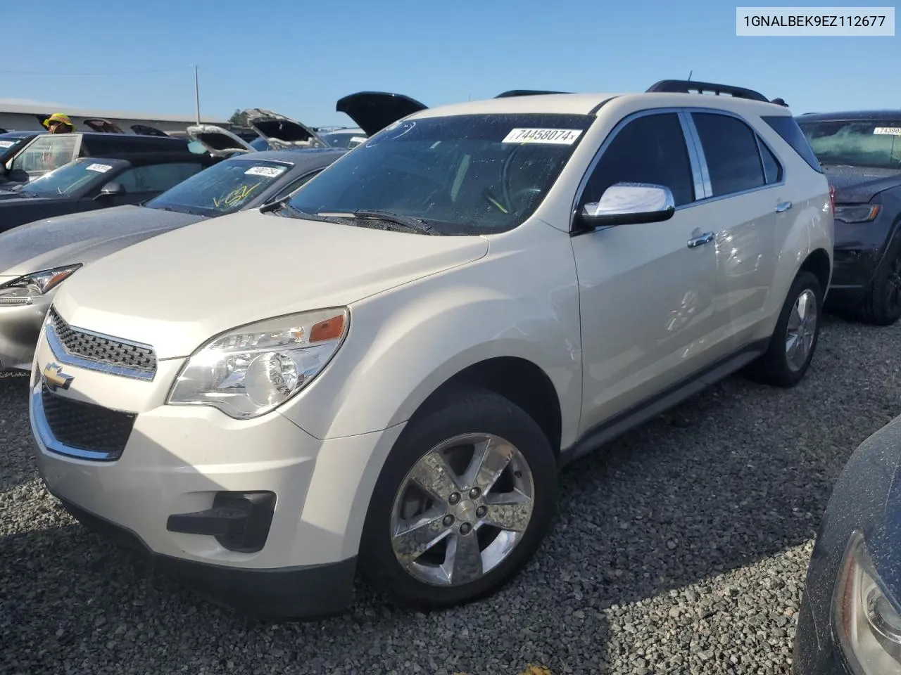 2014 Chevrolet Equinox Lt VIN: 1GNALBEK9EZ112677 Lot: 74458074