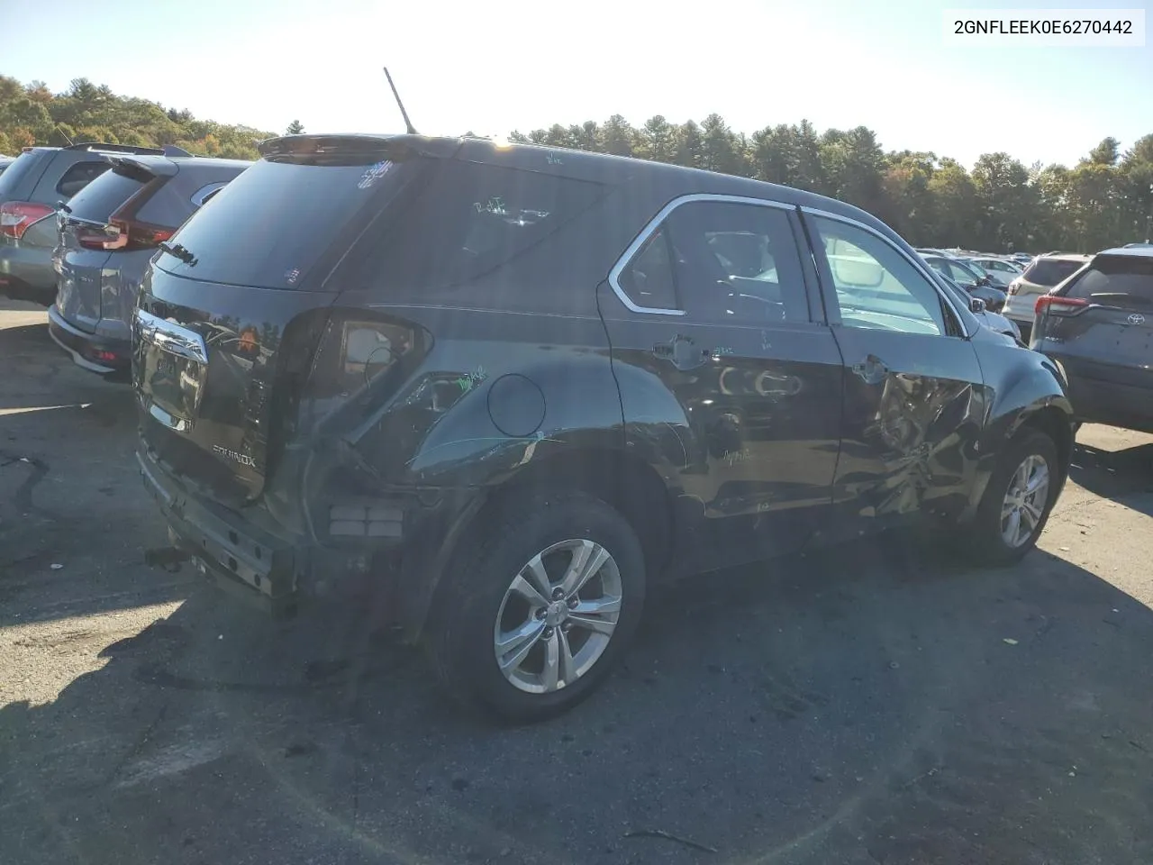 2014 Chevrolet Equinox Ls VIN: 2GNFLEEK0E6270442 Lot: 74728064