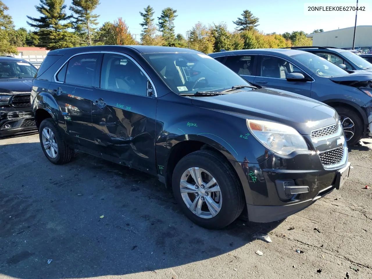 2014 Chevrolet Equinox Ls VIN: 2GNFLEEK0E6270442 Lot: 74728064