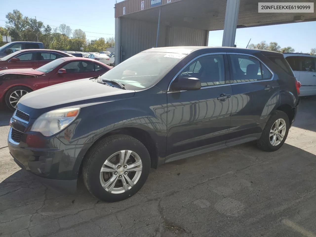 2014 Chevrolet Equinox Ls VIN: 2GNFLEEKXE6190999 Lot: 74992874