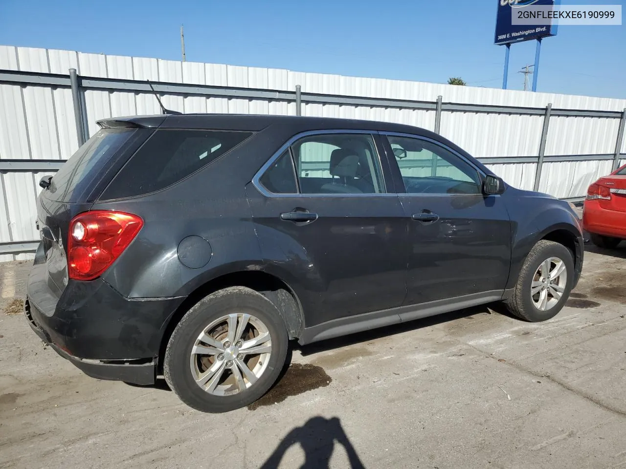 2014 Chevrolet Equinox Ls VIN: 2GNFLEEKXE6190999 Lot: 74992874