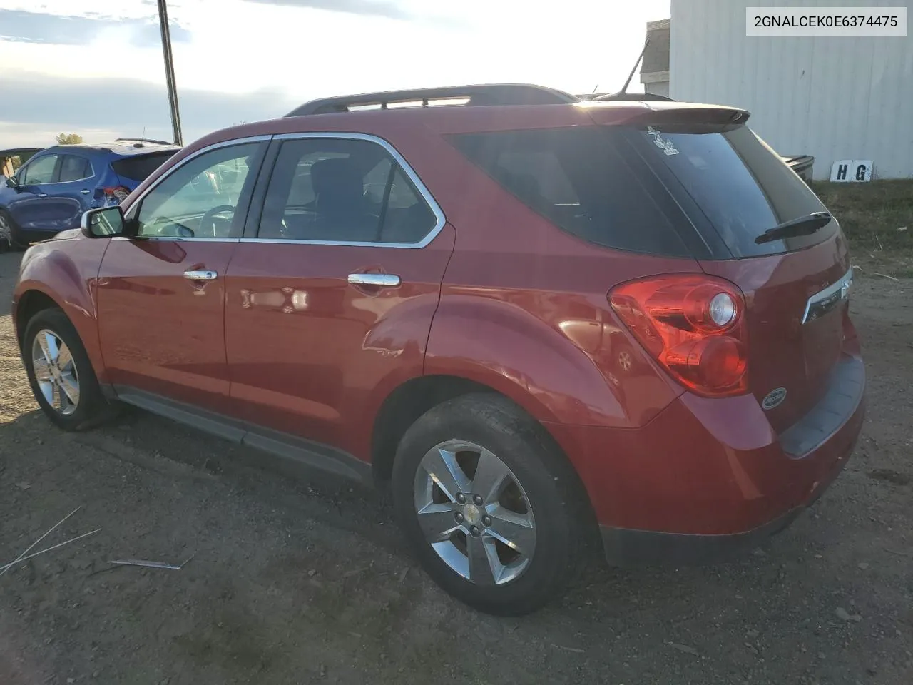 2GNALCEK0E6374475 2014 Chevrolet Equinox Lt