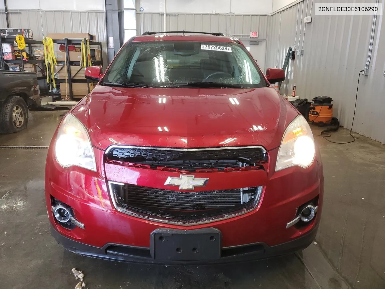 2014 Chevrolet Equinox Lt VIN: 2GNFLGE30E6106290 Lot: 75720624