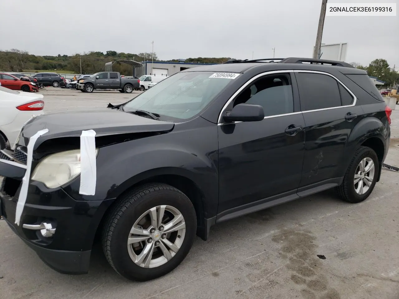 2014 Chevrolet Equinox Lt VIN: 2GNALCEK3E6199316 Lot: 75894994