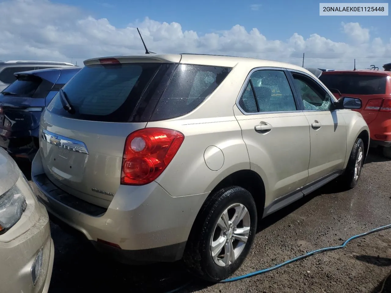 2014 Chevrolet Equinox Ls VIN: 2GNALAEK0E1125448 Lot: 75933504