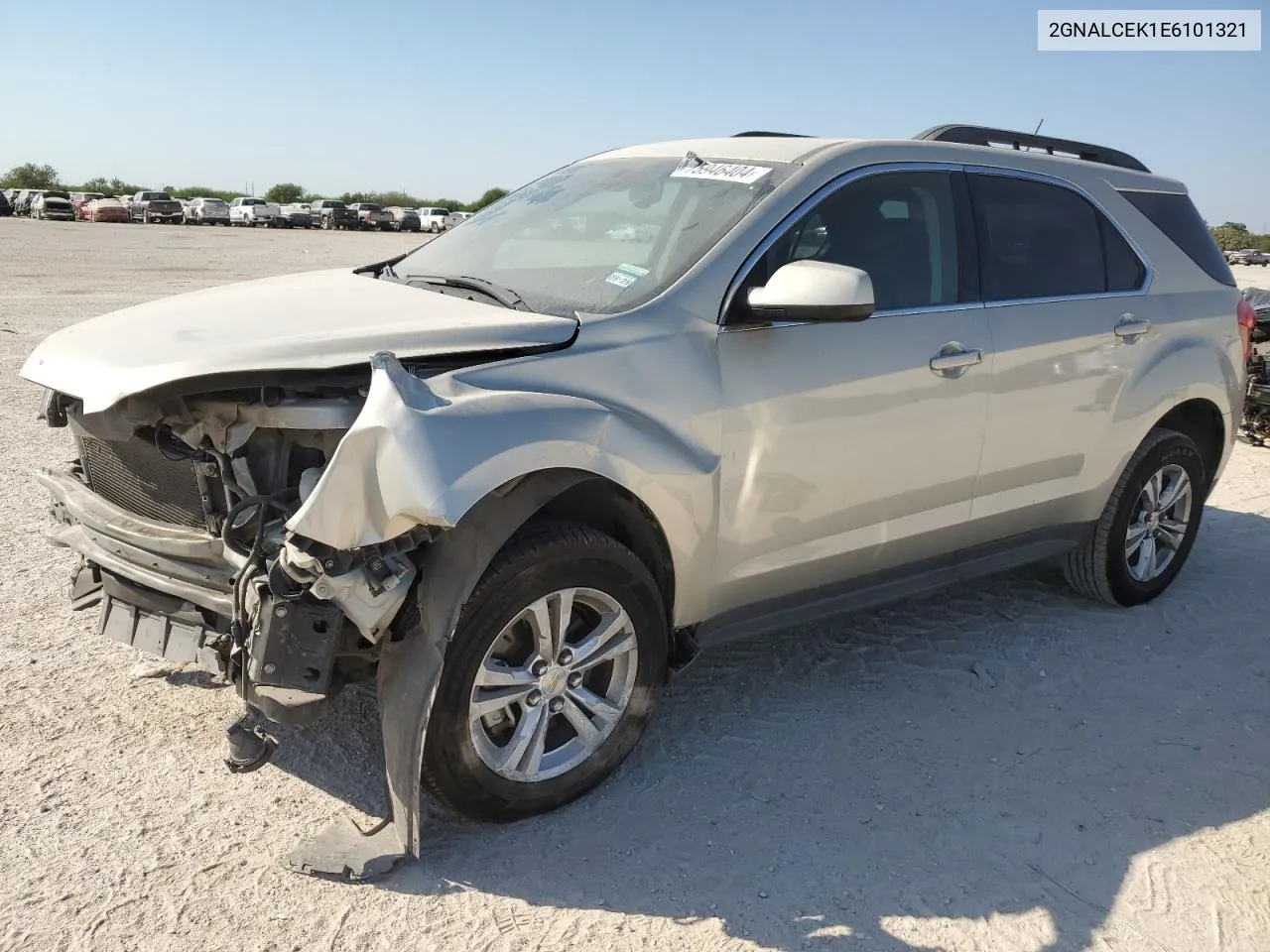 2014 Chevrolet Equinox Lt VIN: 2GNALCEK1E6101321 Lot: 75946404