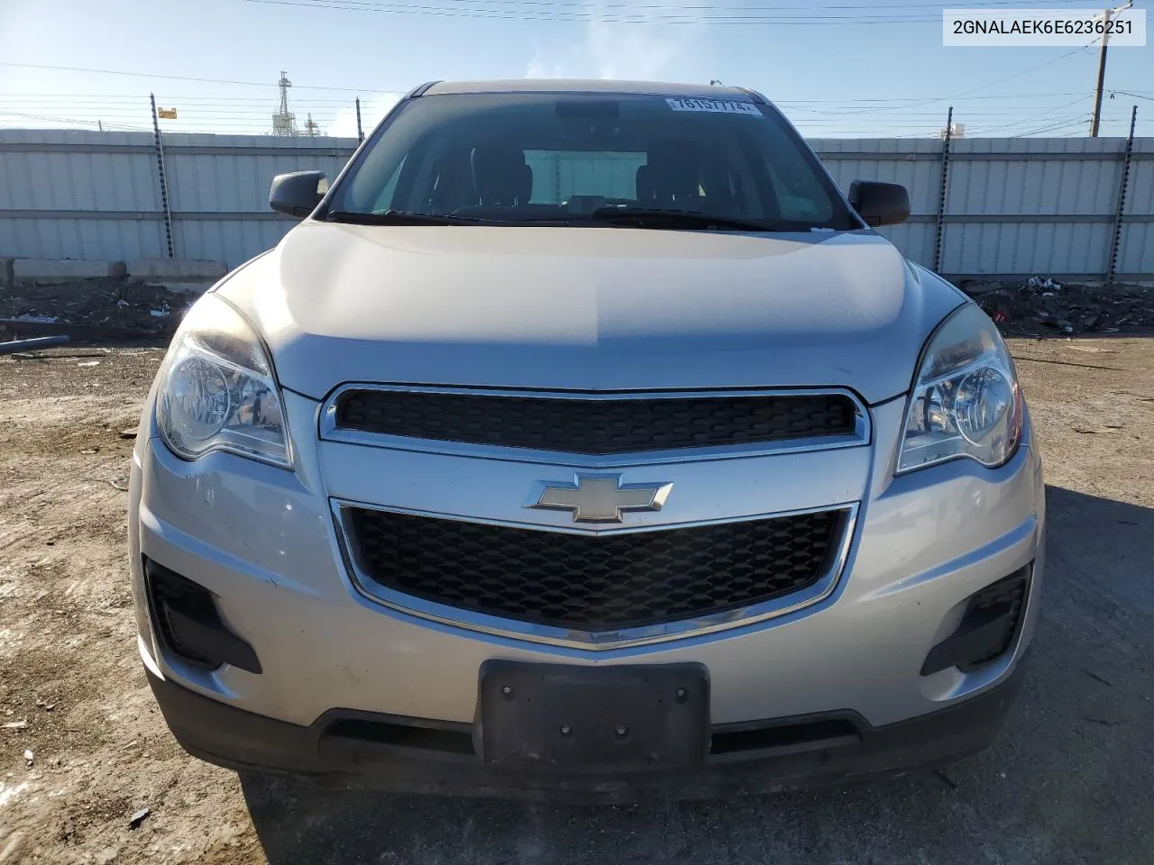 2014 Chevrolet Equinox Ls VIN: 2GNALAEK6E6236251 Lot: 76157774