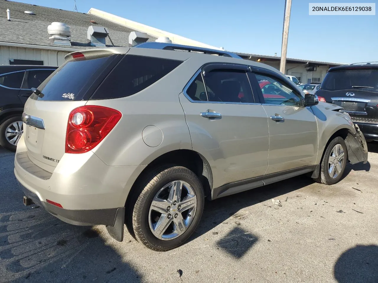 2014 Chevrolet Equinox Ltz VIN: 2GNALDEK6E6129038 Lot: 76811414