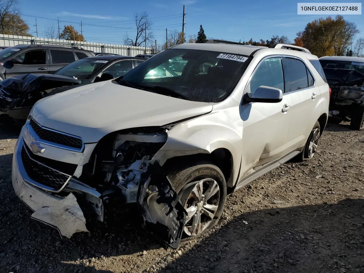 2014 Chevrolet Equinox Lt VIN: 1GNFLGEK0EZ127488 Lot: 77164794