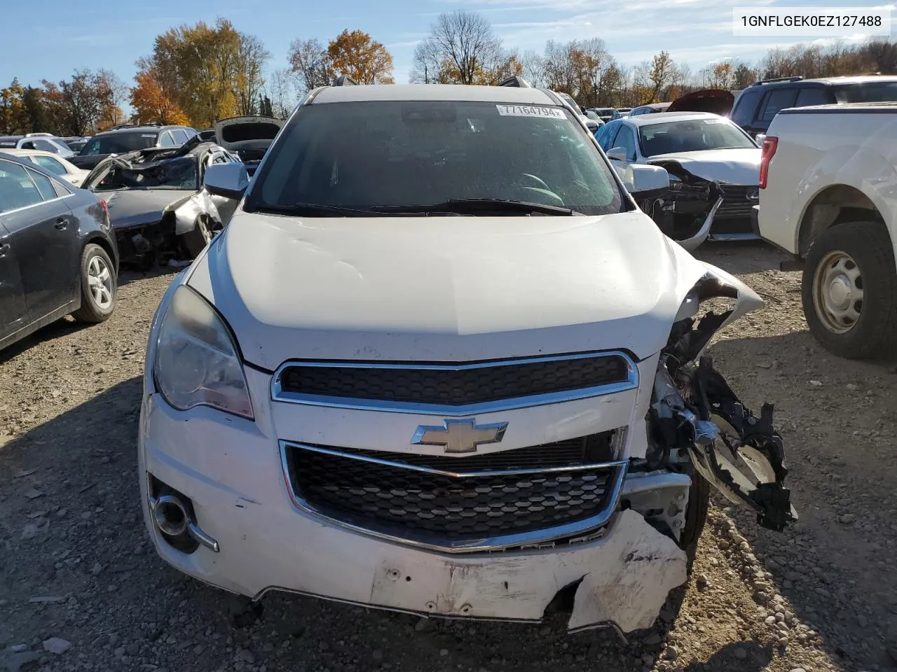 2014 Chevrolet Equinox Lt VIN: 1GNFLGEK0EZ127488 Lot: 77164794