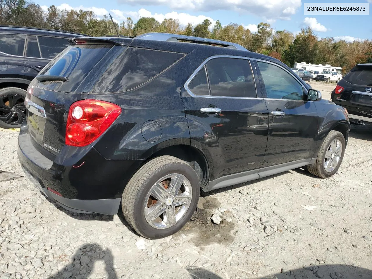 2014 Chevrolet Equinox Ltz VIN: 2GNALDEK6E6245873 Lot: 77167244