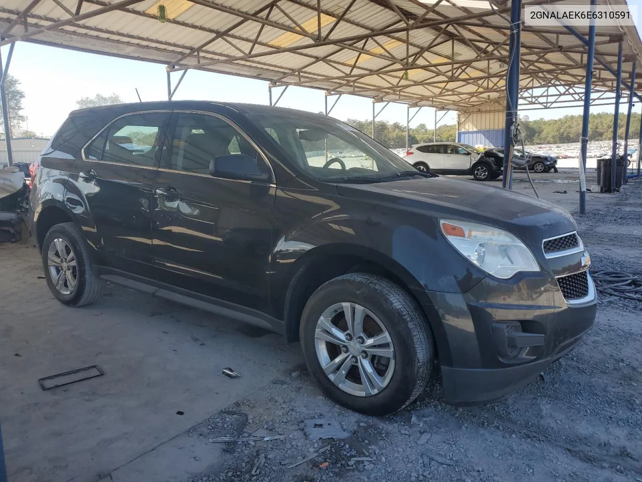 2014 Chevrolet Equinox Ls VIN: 2GNALAEK6E6310591 Lot: 77568534