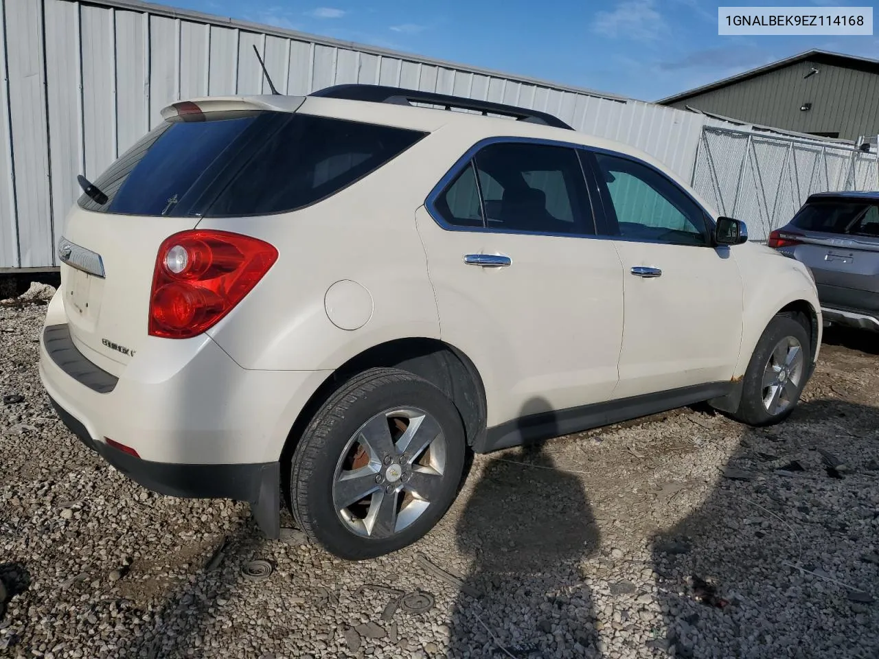 2014 Chevrolet Equinox Lt VIN: 1GNALBEK9EZ114168 Lot: 77894994