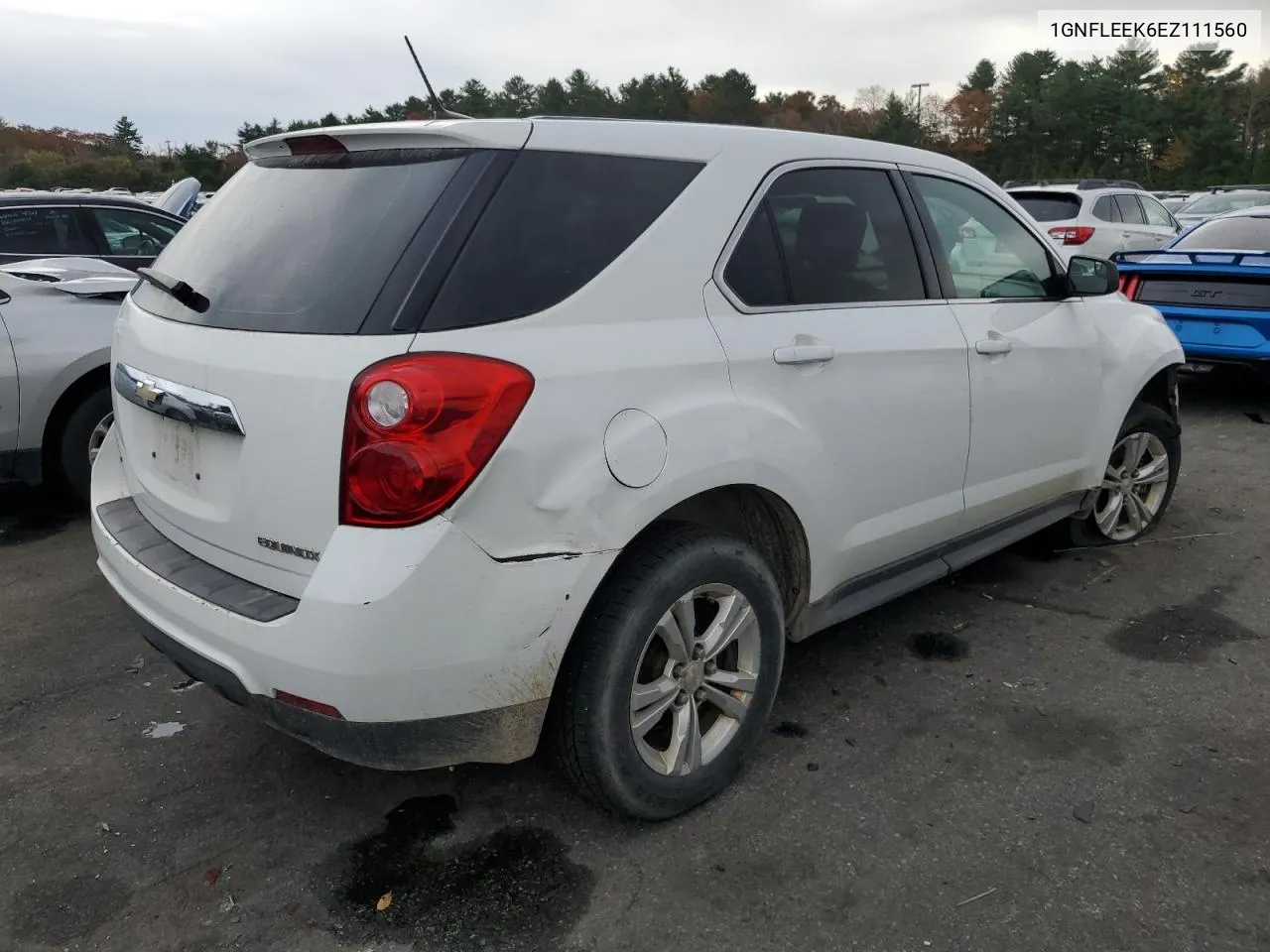 2014 Chevrolet Equinox Ls VIN: 1GNFLEEK6EZ111560 Lot: 78633034