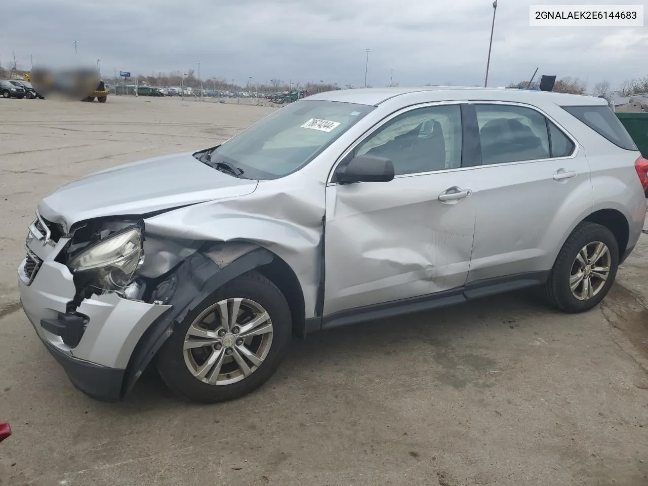 2014 Chevrolet Equinox Ls VIN: 2GNALAEK2E6144683 Lot: 78674244