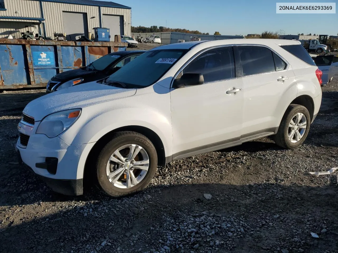 2014 Chevrolet Equinox Ls VIN: 2GNALAEK6E6293369 Lot: 78991744