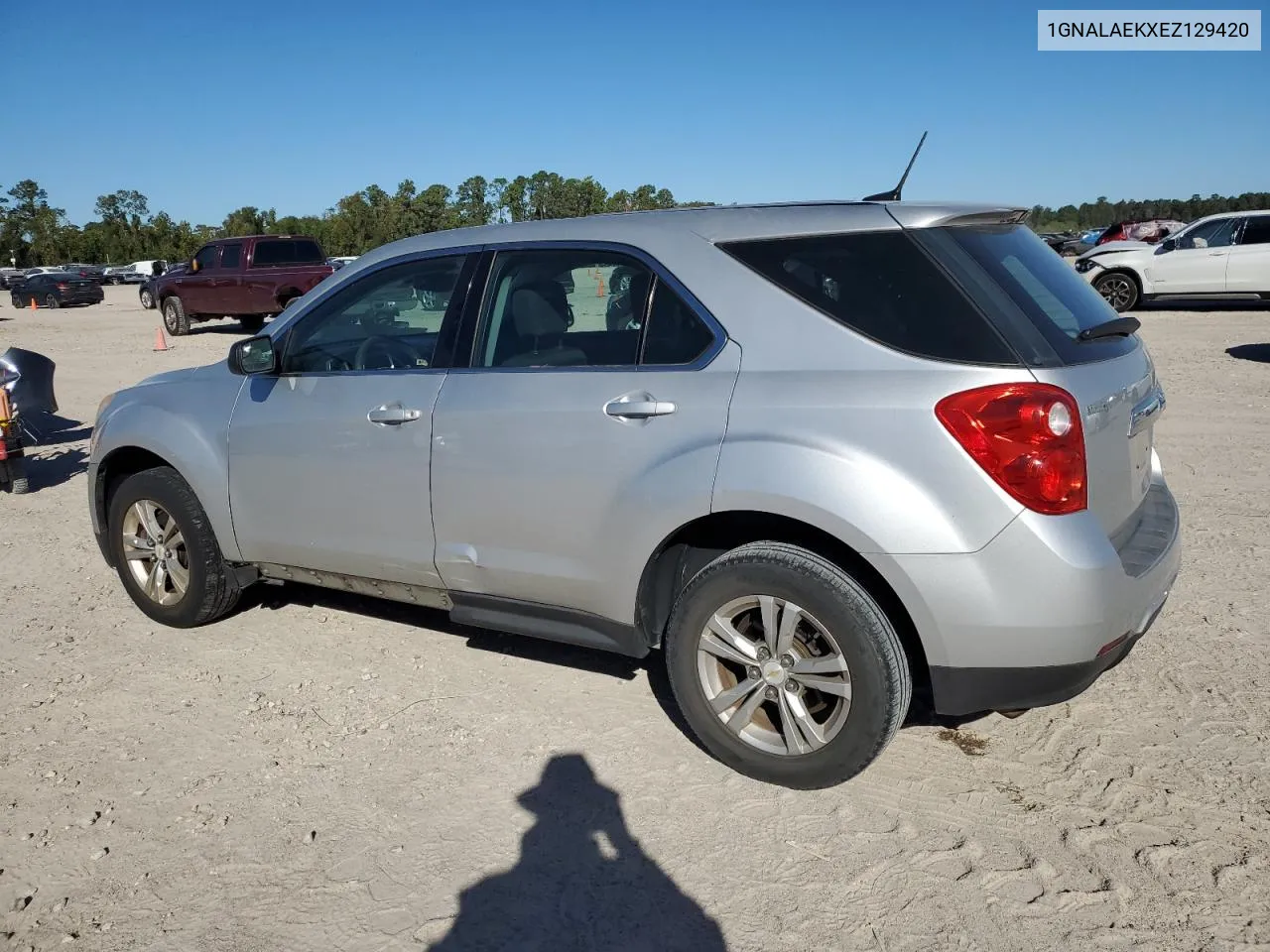 2014 Chevrolet Equinox Ls VIN: 1GNALAEKXEZ129420 Lot: 80909334