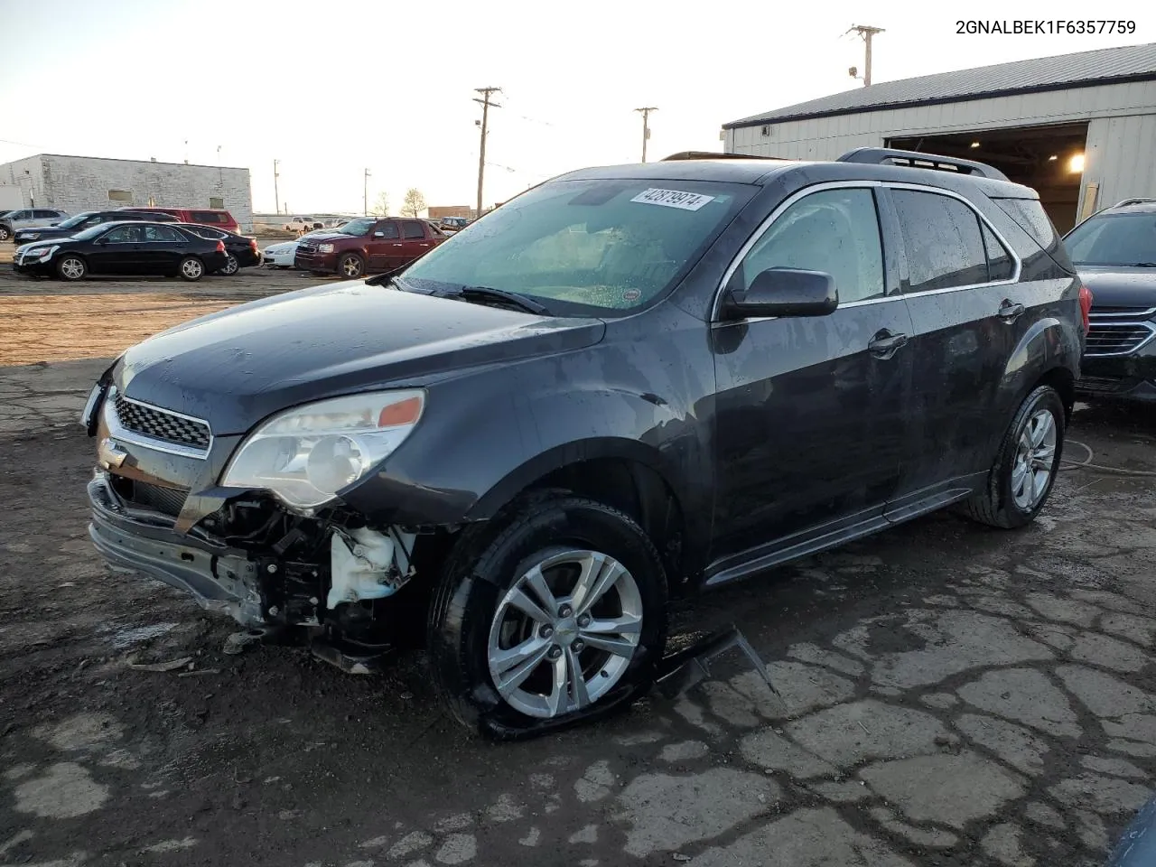 2015 Chevrolet Equinox Lt VIN: 2GNALBEK1F6357759 Lot: 42879974