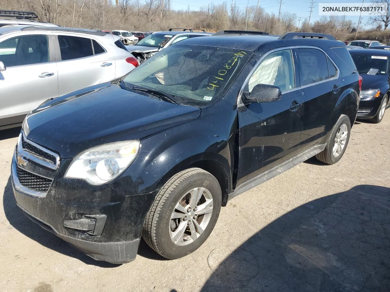 2015 Chevrolet Equinox Lt VIN: 2GNALBEK7F6387171 Lot: 44085594