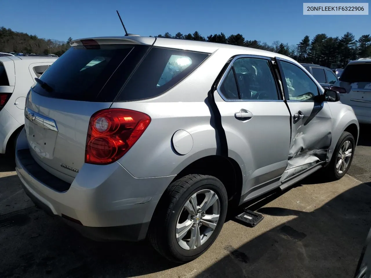 2015 Chevrolet Equinox Ls VIN: 2GNFLEEK1F6322906 Lot: 46177134