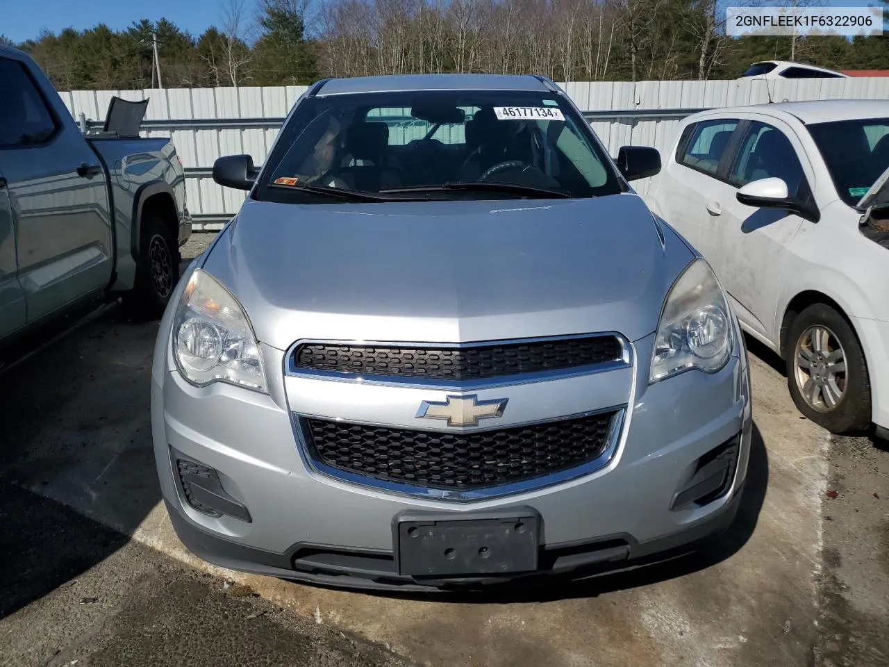 2015 Chevrolet Equinox Ls VIN: 2GNFLEEK1F6322906 Lot: 46177134