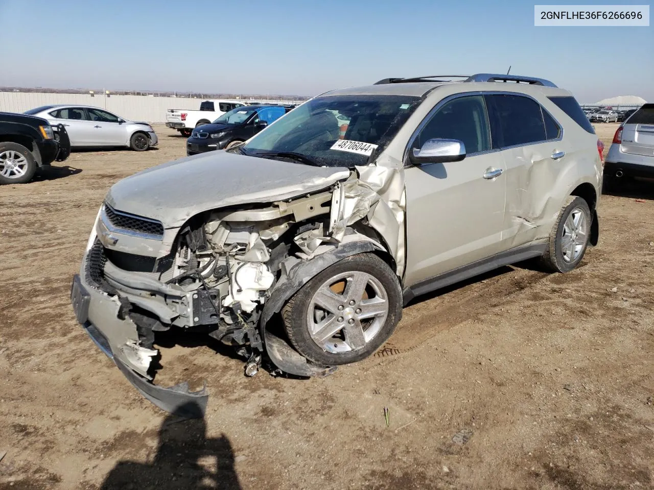 2015 Chevrolet Equinox Ltz VIN: 2GNFLHE36F6266696 Lot: 48706044