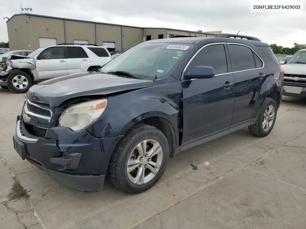 2015 Chevrolet Equinox Lt VIN: 2GNFLBE32F6429003 Lot: 50760624