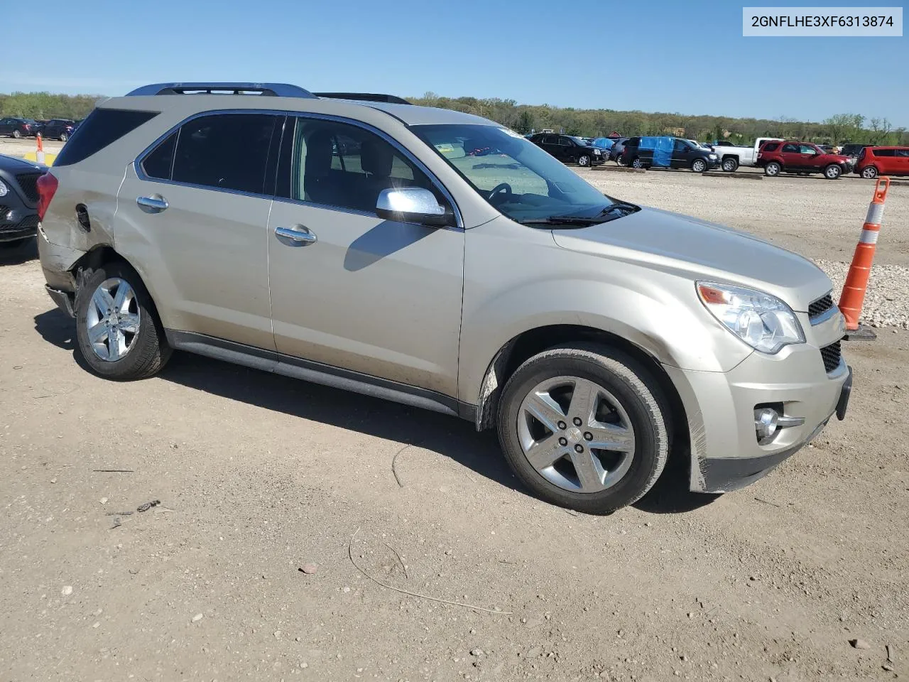 2GNFLHE3XF6313874 2015 Chevrolet Equinox Ltz