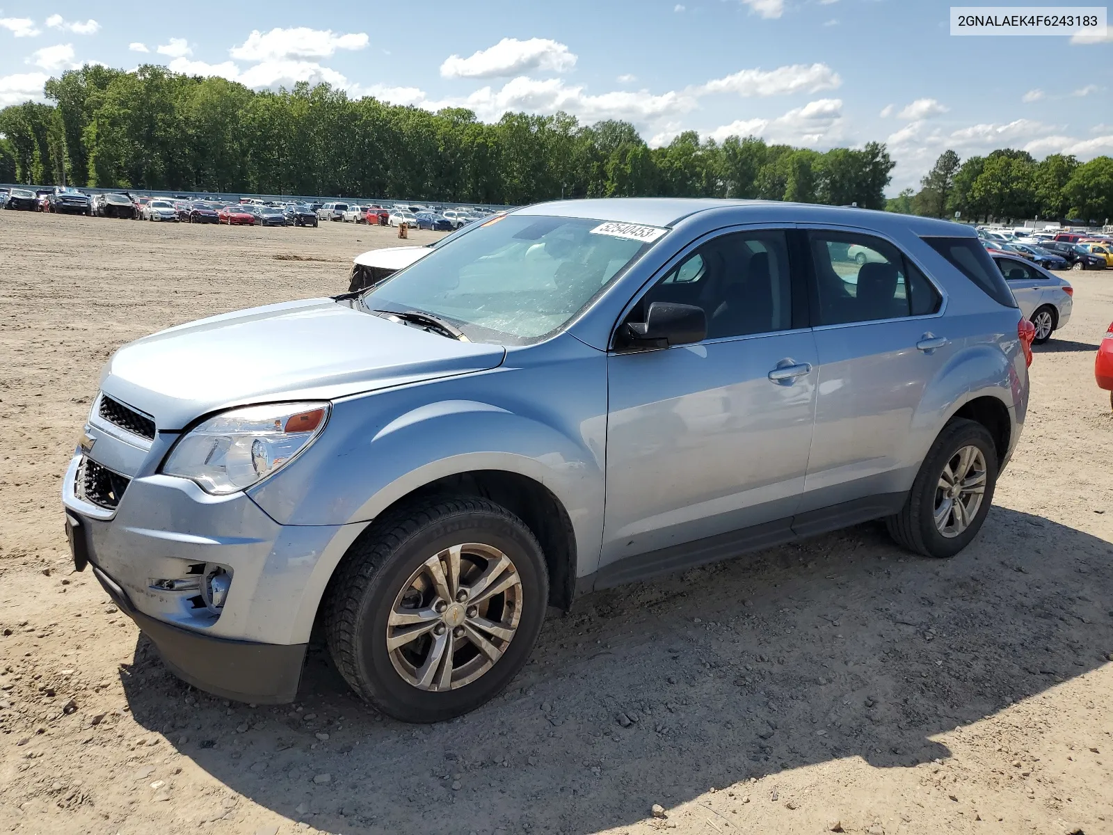 2015 Chevrolet Equinox Ls VIN: 2GNALAEK4F6243183 Lot: 52540453