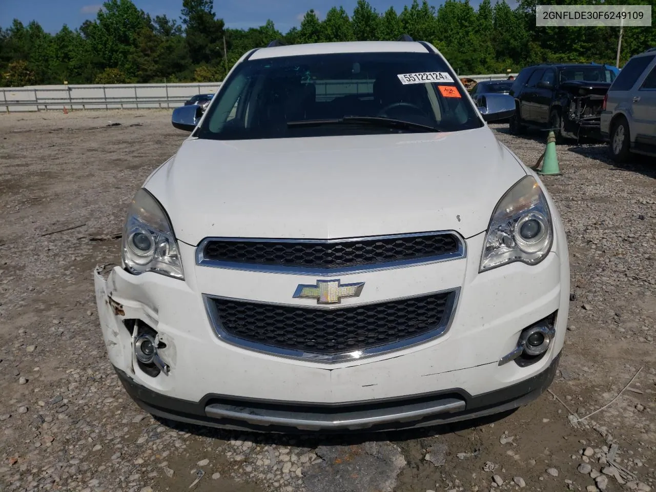 2015 Chevrolet Equinox Ltz VIN: 2GNFLDE30F6249109 Lot: 55122124