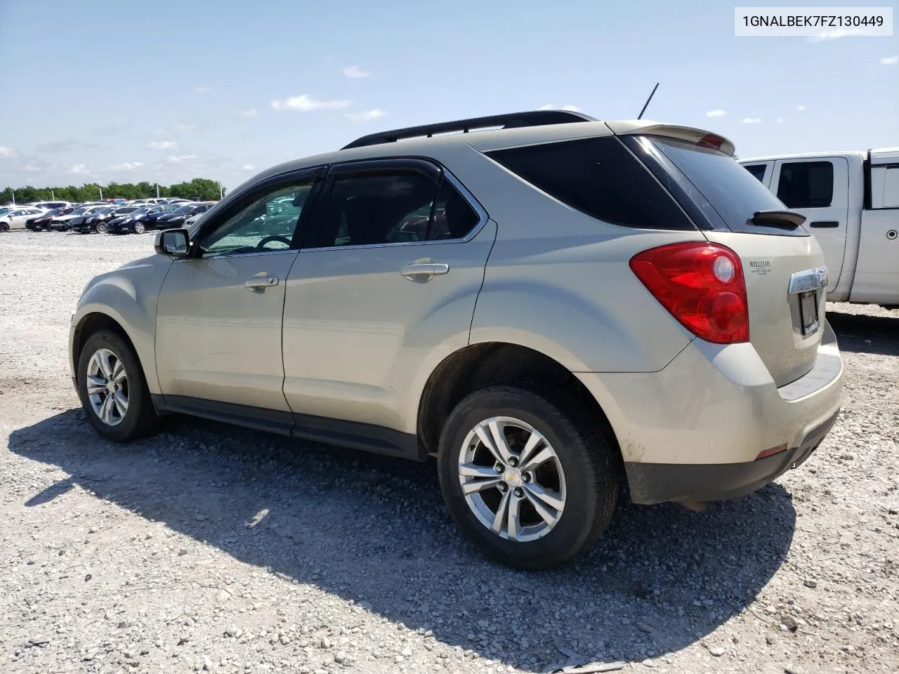 2015 Chevrolet Equinox Lt VIN: 1GNALBEK7FZ130449 Lot: 55864014