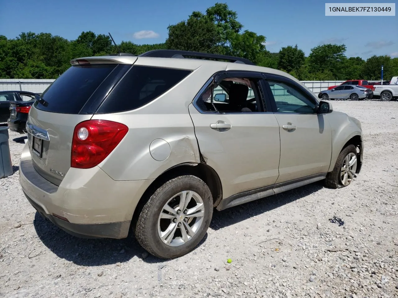 2015 Chevrolet Equinox Lt VIN: 1GNALBEK7FZ130449 Lot: 55864014